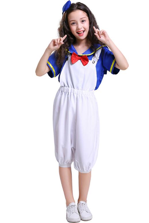 F68164 navy costume for girls
